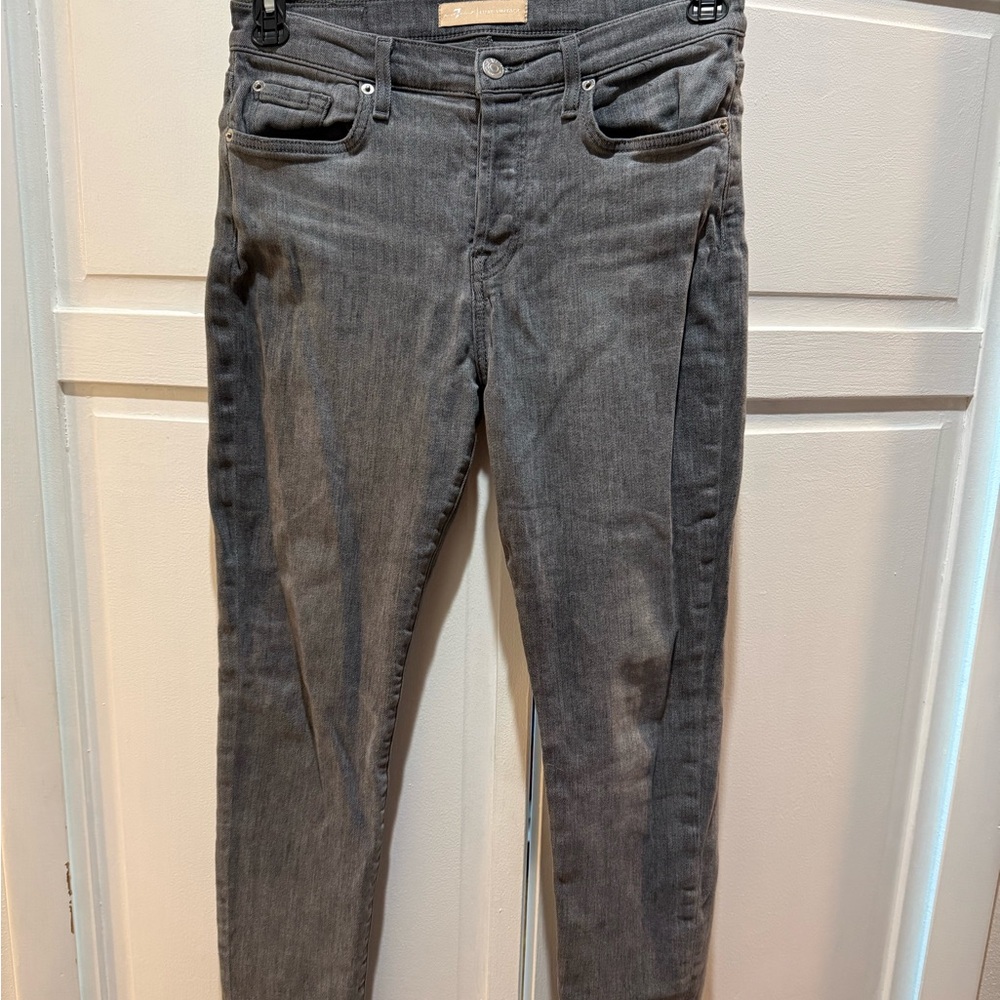 7 for All Mankind Women's High Waist Josefina Jeans Skinny, Luxe, Vintage 90s